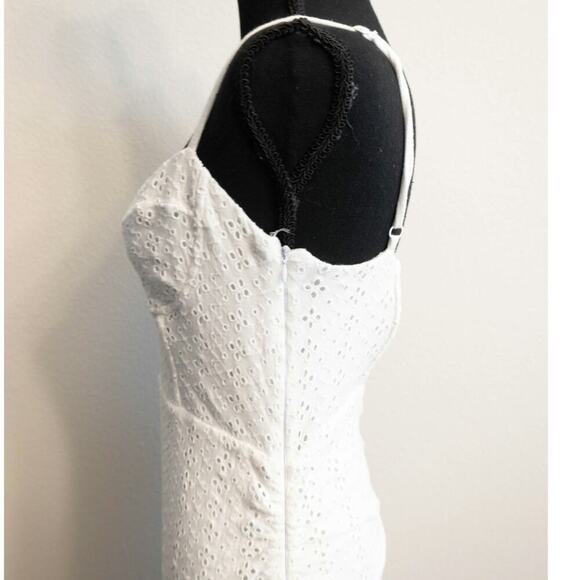 Jonathan Simkhai Eyelet Bustier White Ladies Size Medium Dress - Picture 4 of 11